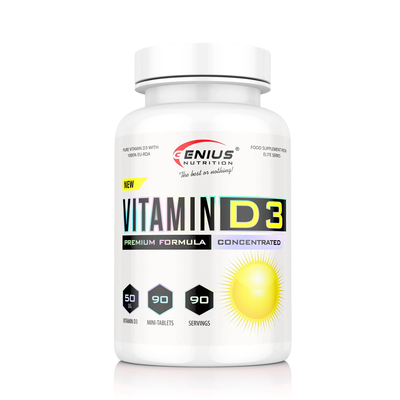 Vitamin d3 90tabs/90 serv, Genius nutrition, , medium