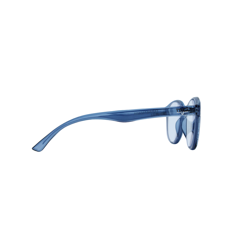 OJO reading glasses clear blue round with uv420 blue block lenses 3.0, , medium image number null