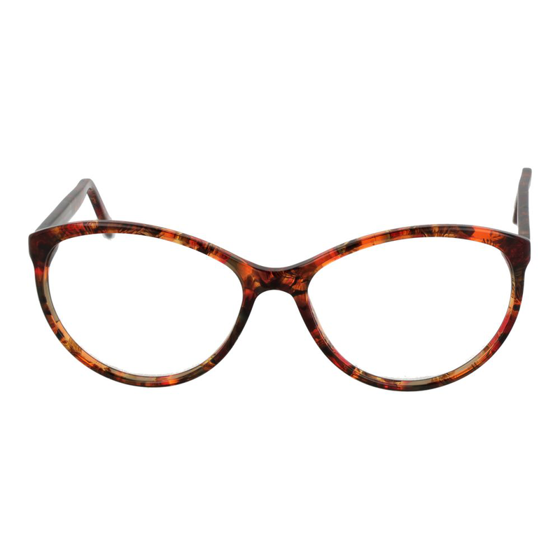 Brown acetate glasses (frames)-null