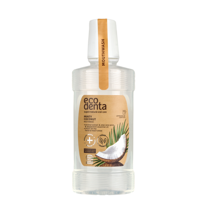 Ecodenta certified cosmos organic minty coconut mouthwash 250ml, , medium