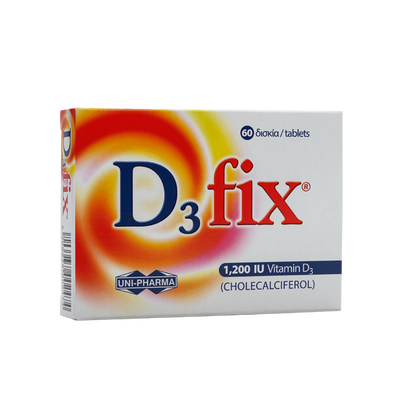 Unipharma d3 fix 1200 iu 60capsules, , medium