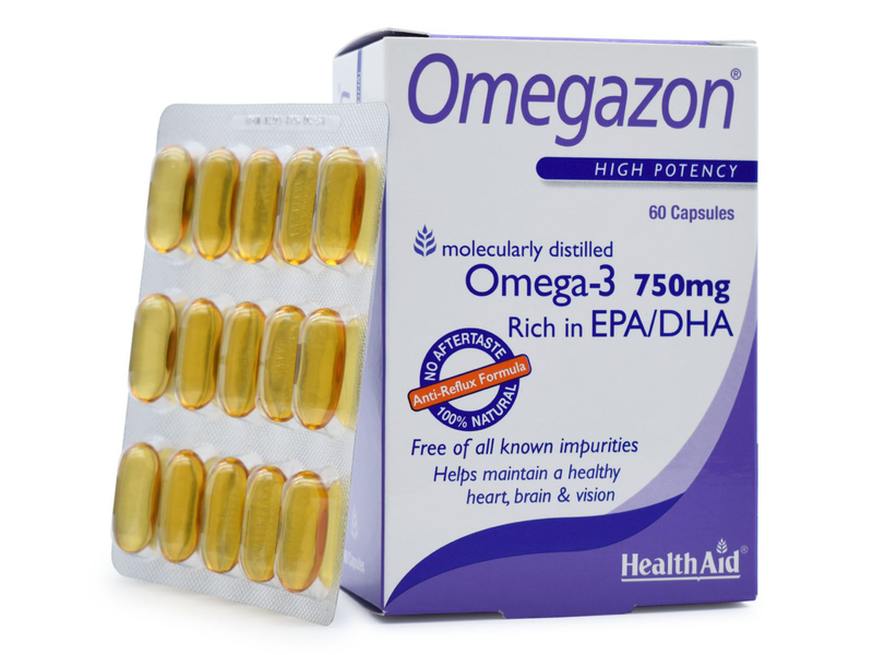 Health aid omegazon 750mg 60 tablets, , medium-null