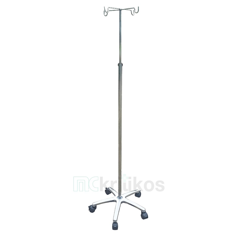 Product image: I.v stand with aluminum base (4 hangers), , medium-null