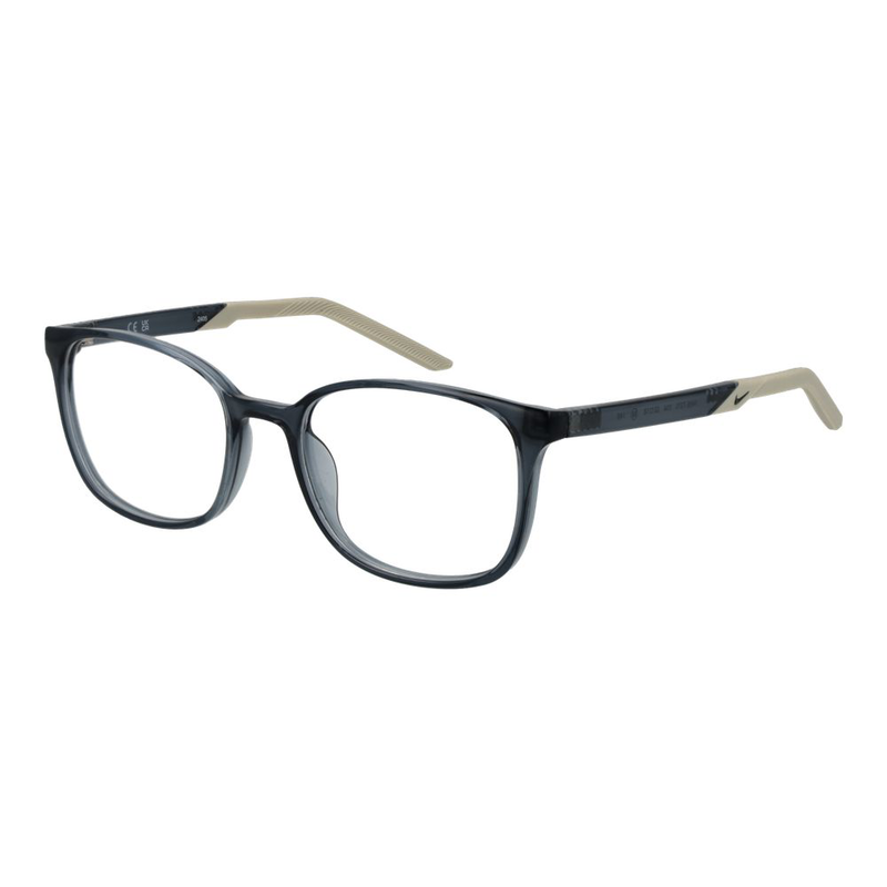 Gray stainless steel glasses (frames)-null