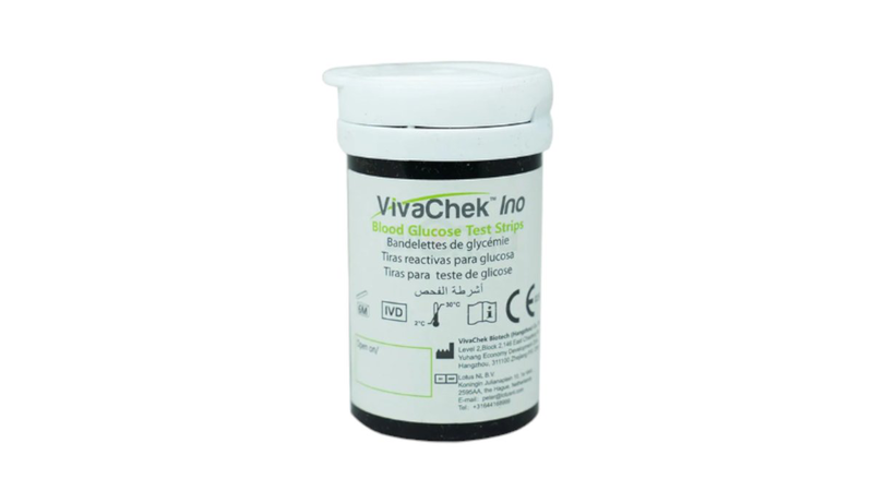 Vivachek ino blood glucose test strips 50 pieces, , medium-null
