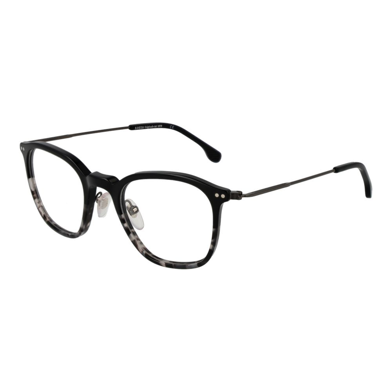 Black metal glasses (frames)-null