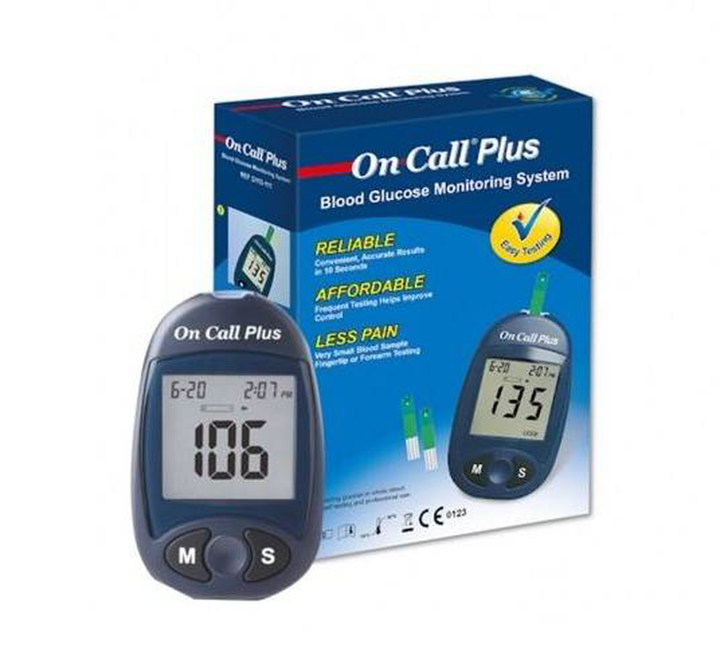 On call plus blood glucose monitor, , medium-null