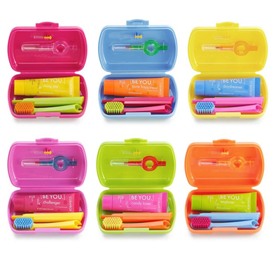 Curaprox travel set with toothpaste [be you.] 10ml & travel toothbrush cs 5460 & cps prime 2 x interdental brushes φουξ, Φουξ, medium