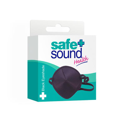 Safe + sound black eyeshade, .