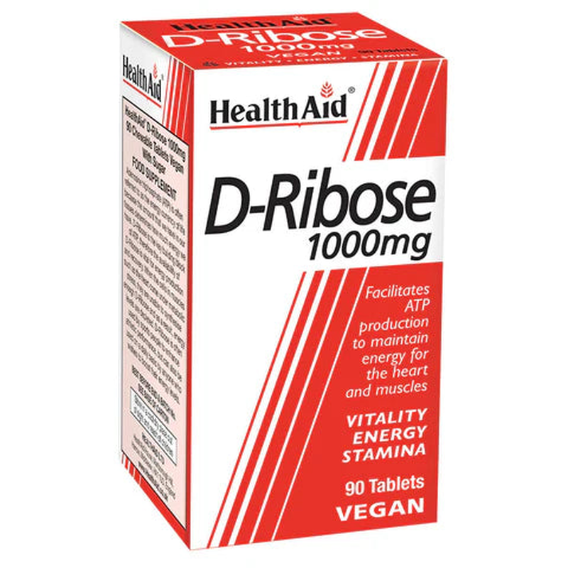 Healthaid d-ribose 1000mg - 90tabs, , medium-null