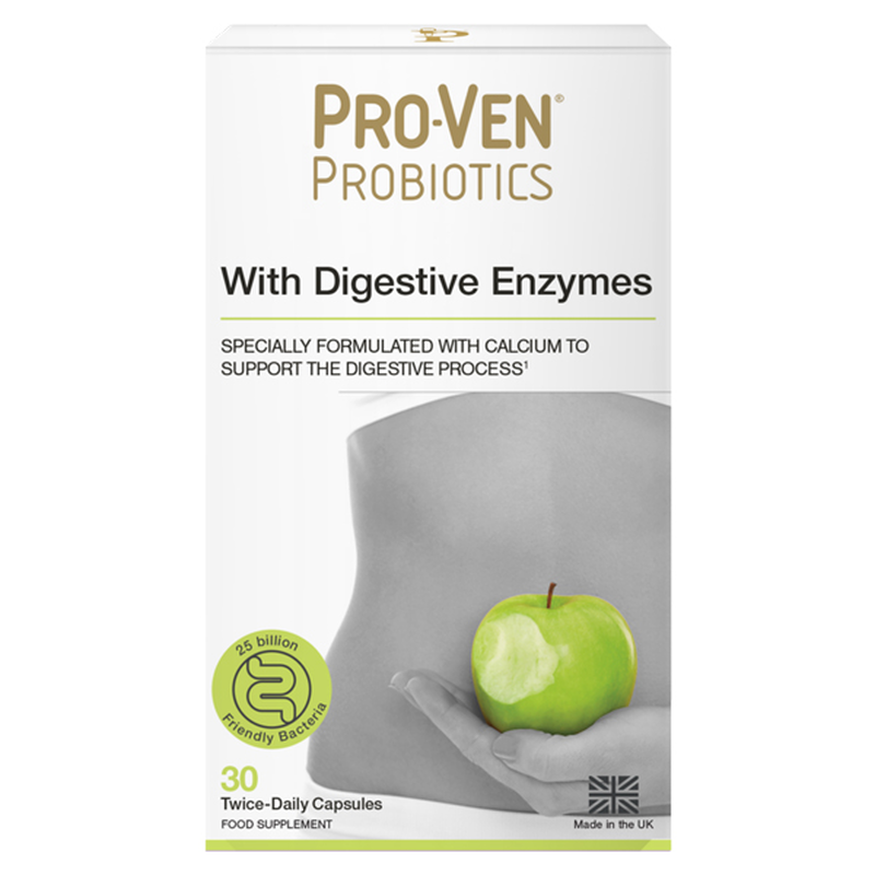 Pro-ven probiotics acidophilus & bifidus with digestive enzymes 30 caps, , medium-null