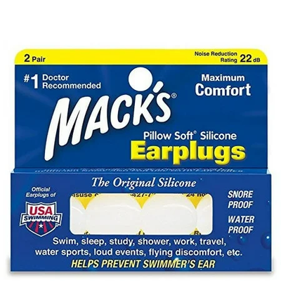 Macks maximum comfort silicon, ear plugs, 2pairs, , medium