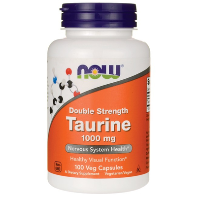 Now double strength taurine 1000mg 100 veg capsules, , medium