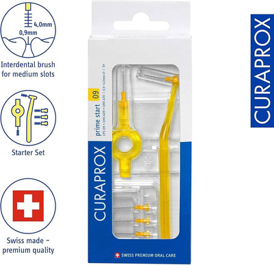 Curaprox interdental brushes prime start 09 yellow, , medium