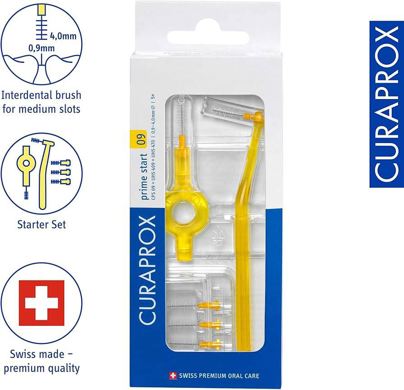 Product image: Curaprox interdental brushes prime start 09 yellow, , medium-null