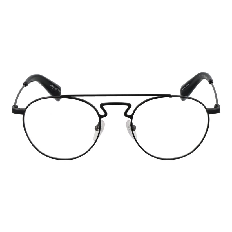 Black metal glasses (frames)-null