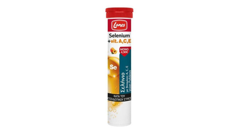 Lanes selenium + vitamins a,c,e 20 effervescent tablets, , medium image number null