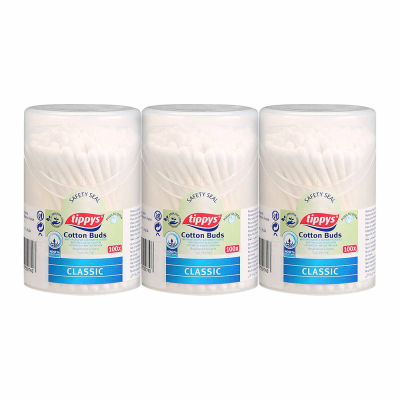 Tippys cyl cotton paper buds100s, , medium image number null