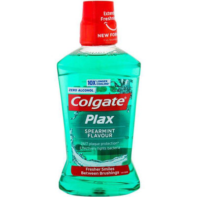 Colgate plax spearmint mouthwash 500ml, , medium