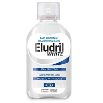 Eludril white daily mouthwash 500ml