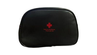 First aid case empty blackzip, , medium