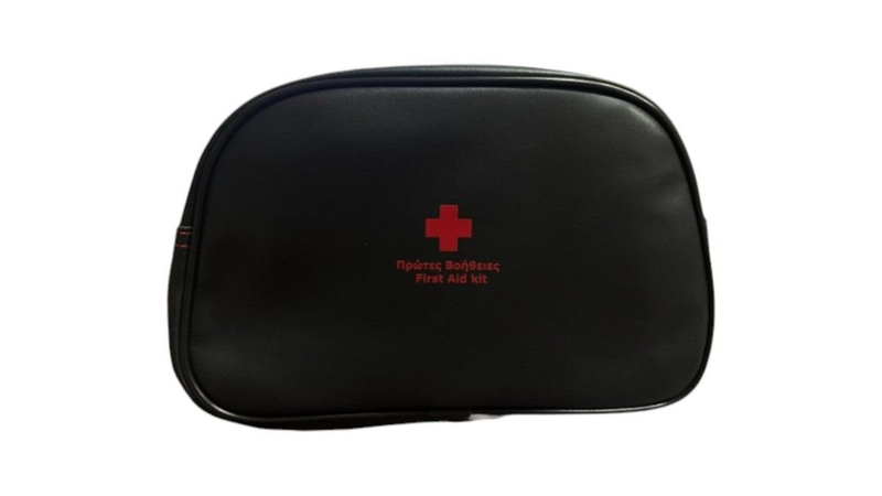 First aid case empty blackzip, , medium-null