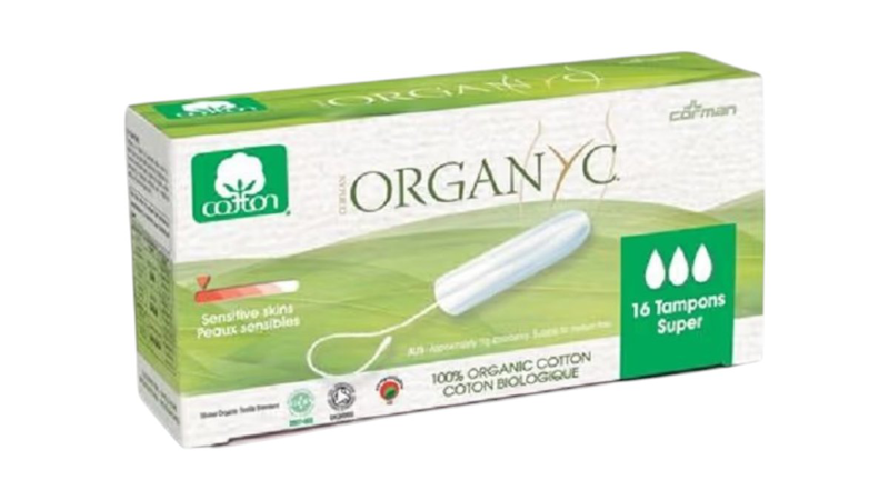 Organyc cotton tampons without applicator (super) - 16 pieces, , medium-null