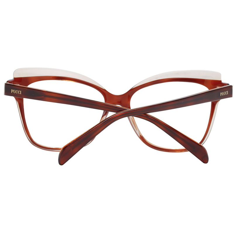 Brown plastic glasses (frames)-null