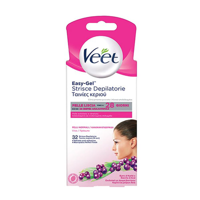 Veet face strips 32s, . 1