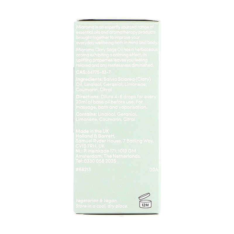 Miaroma clary sage pure essential oil 10ml-null