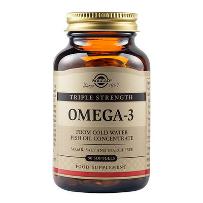 Solgar omega 3 triple strength, soft gel, 50 x 2800mg, , medium