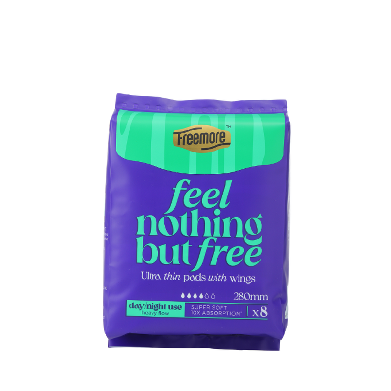 Freemore ultra thin pads day/night use 8's, , medium-null