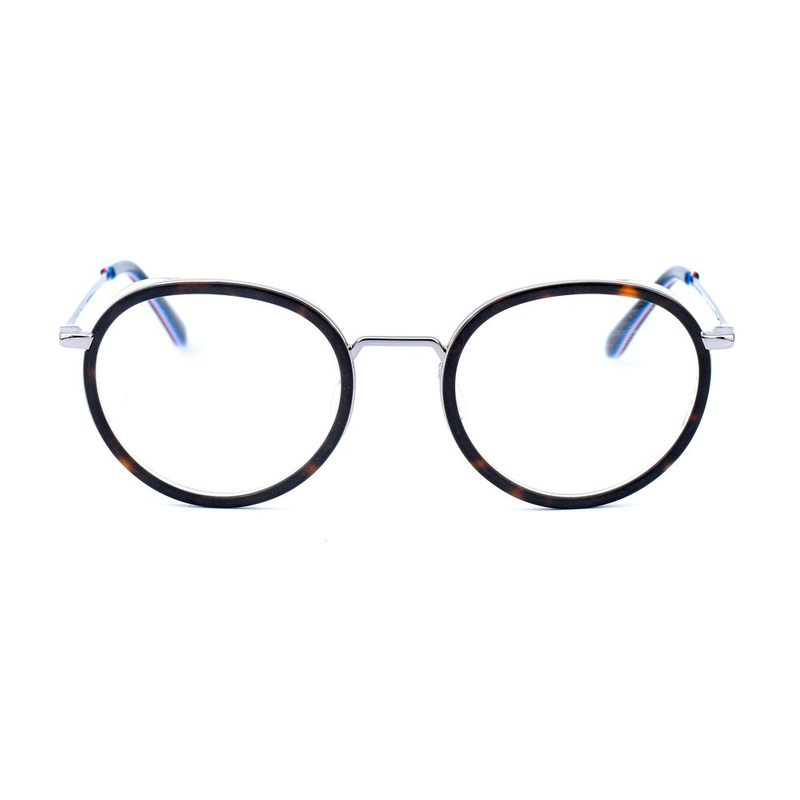 Gray stainless steel glasses (frames)-null