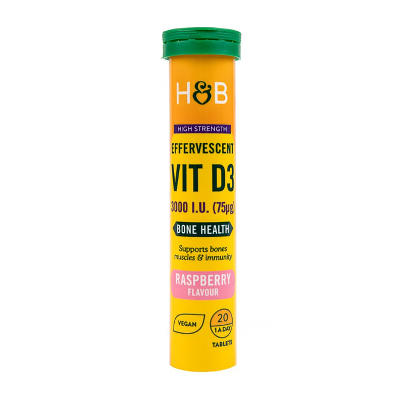 Holland & barrett vitamin d 3000 i.u. 75ug 20 effervescents-null