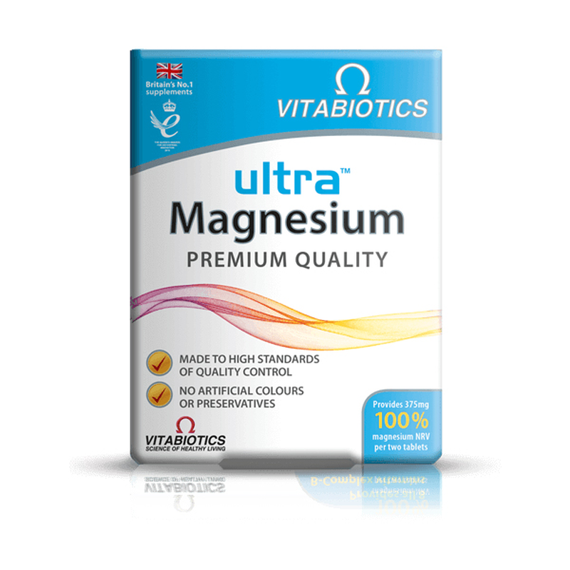 Vitabiotics ultra magnesium 375mg – 60 tablets, , medium image number null