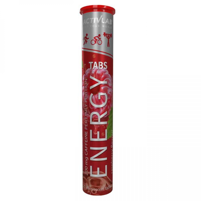 Activlab energy 20 effervescent tablets raspberry flavor, , medium