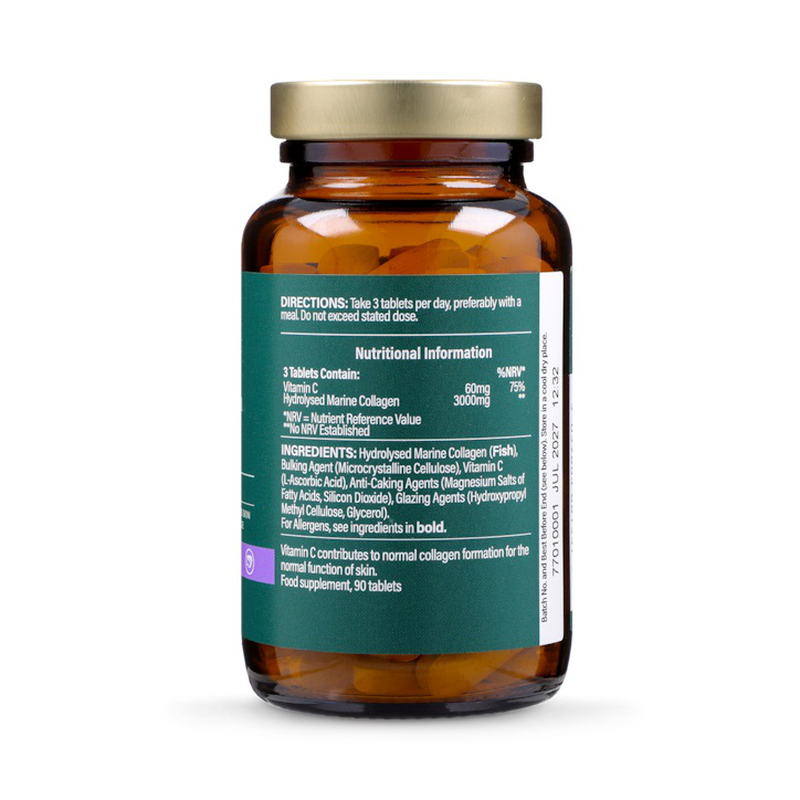 Holland & barrett marine collagen with vitamin c 90 tablets-null