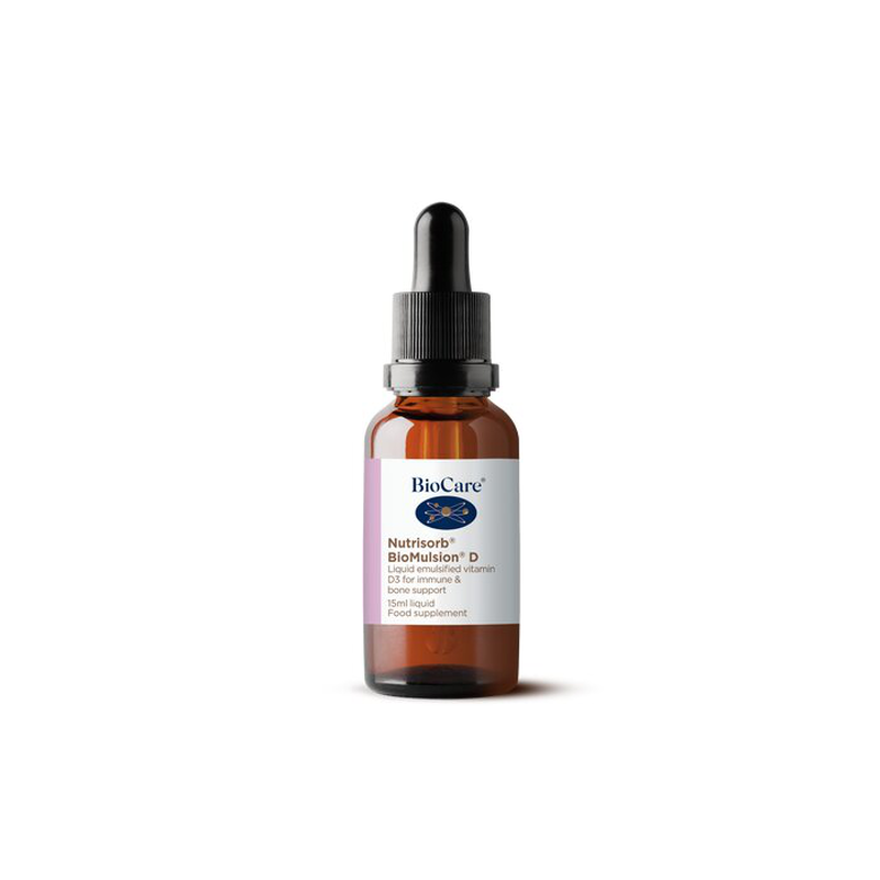 Product image: Biocare nutrisorb biomulsion d oral drops 15ml, , medium-null