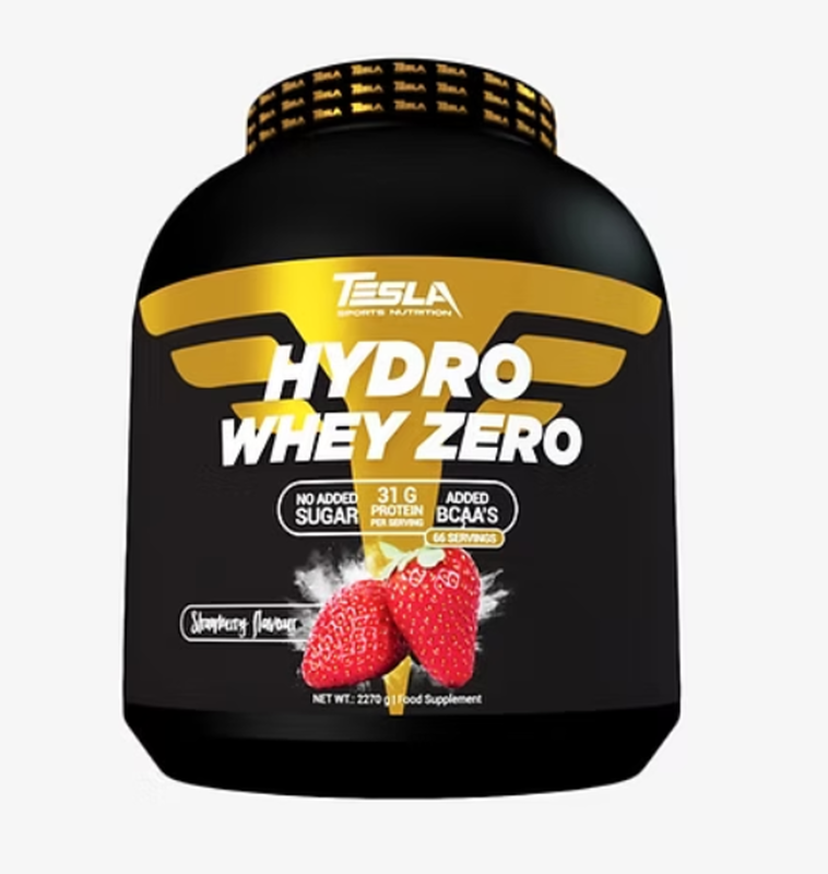 Tesla Hydro Whey Protein Zero &ndash; Strawberry 2270gr, , medium-null