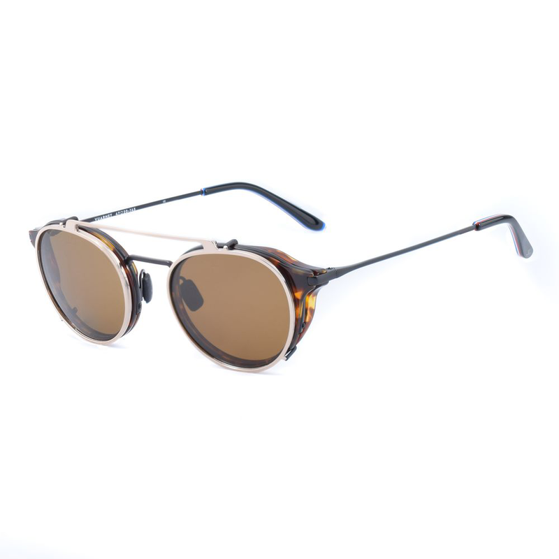 Black stainless steel glasses (frames)-null