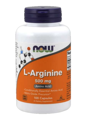 Now Foods L-Arginine 500mg 100 Caps, , medium