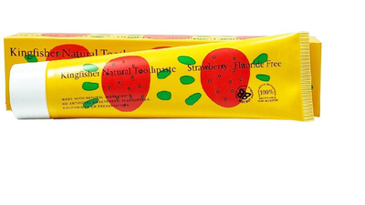 Kingfisher children's strawbery 75mlfluoride free, , medium