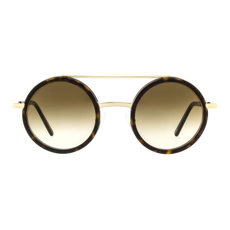 Brown metal & plastic glasses (frames)-null