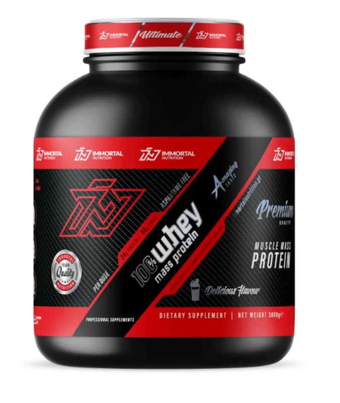 Immortal 100% Whey Mass Protein 3000g-Banana, , medium-null