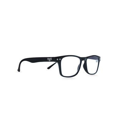 OJO reading glasses shine black square with uv420 blue block lenses 3.0