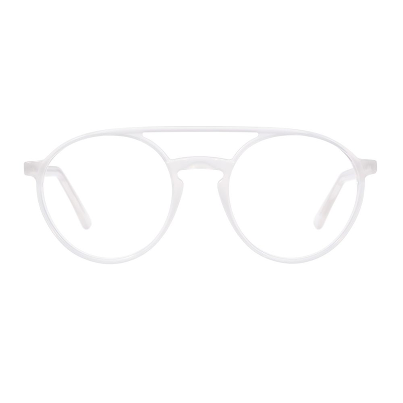 Transparent acetate glasses (frames)-null