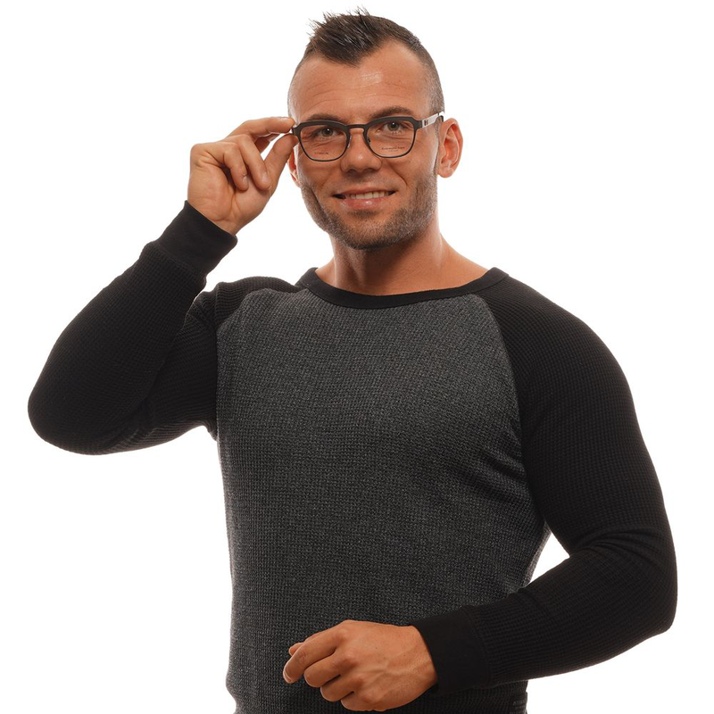Gray titanium glasses (frames)-null