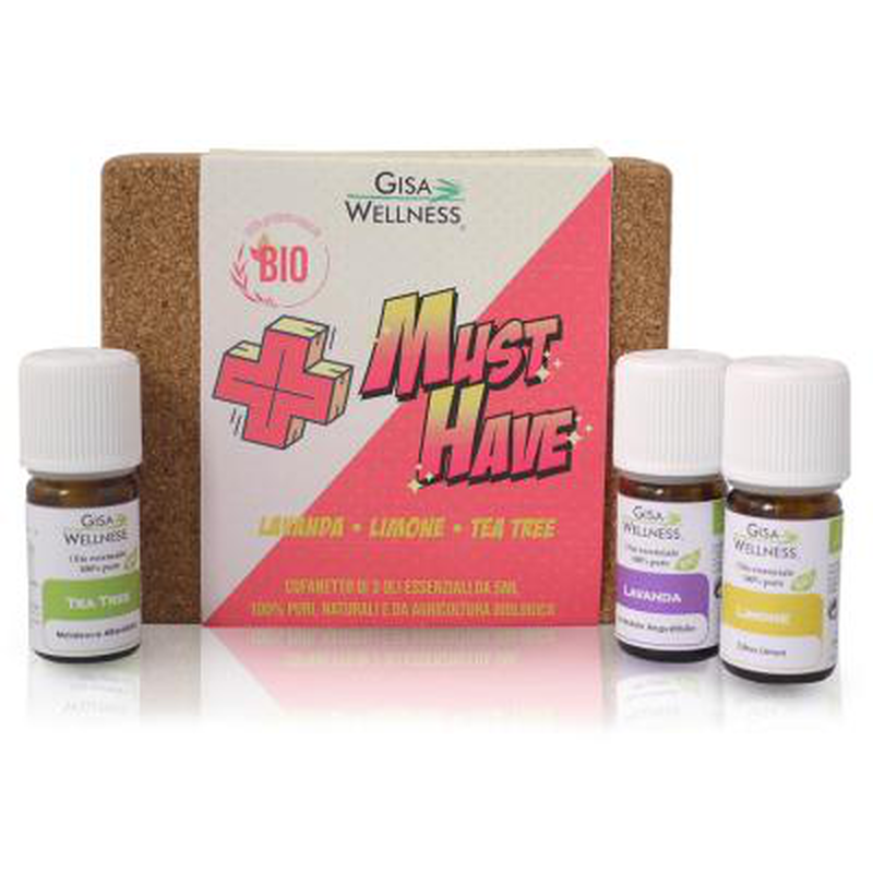 Product image: Gisa wellness - must have - organic essential oils kit - lavender - lemon - tea tree, , medium-null