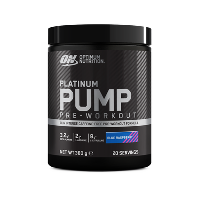 Optimum nutrition platinum pump pre-workout blue raspberry  300g, , medium