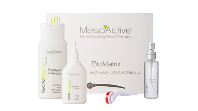 Skin biotics biomatrix anti hair loss treatment microneedling mesotherapy, , medium